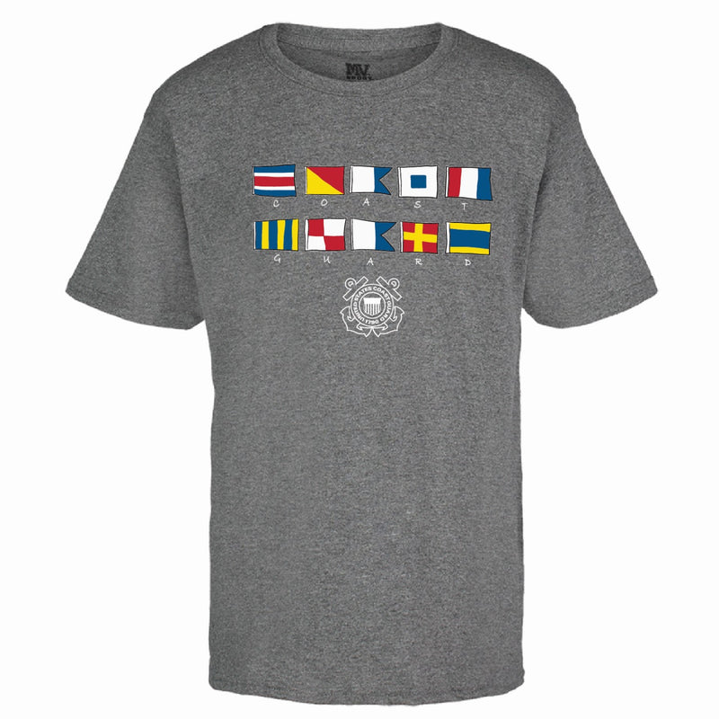 Coast Guard Youth Maritime Flags Short Sleeve T-Shirt