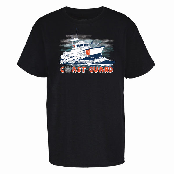 Coast Guard Youth Boat Short Sleeve T-Shirt