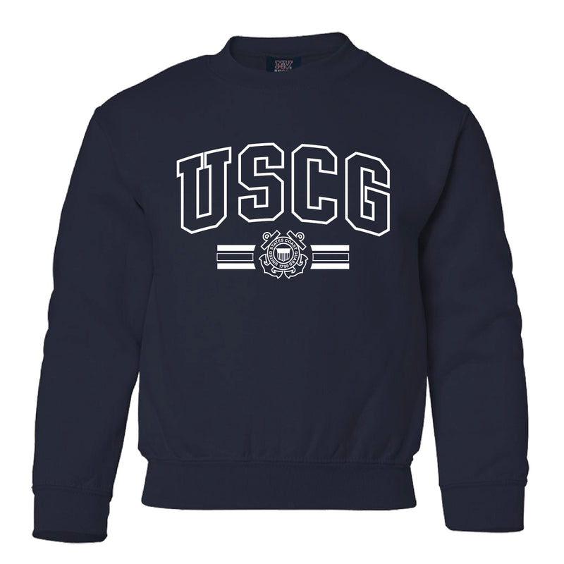 Coast Guard Youth Fleece Crew Sweatshirt