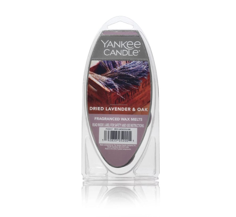 Yankee Candle Wax Melt Pack - Dried Lavender & Oak