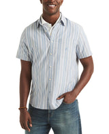 Nautica Mens Striped Classic-Fit Shirt
