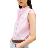 Tommy Hilfiger Womens Classic Frill Sleeveless Shirt