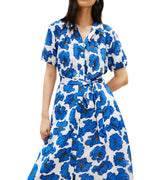 Tommy Hilfiger Womens Pin Tuck Cambric Collared Dress
