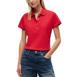 Tommy Hilfiger Womens Classic Pique Short-Sleeve Polo T-Shirt