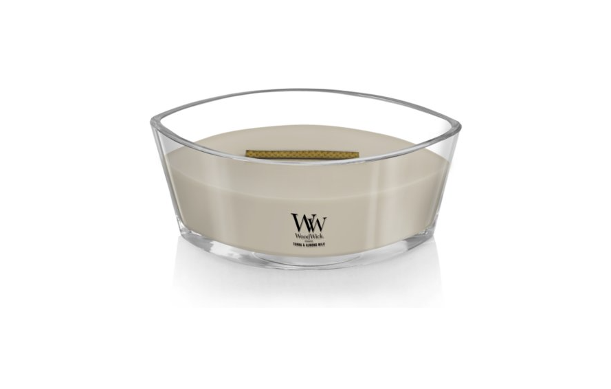 WoodWick Ellipse Candle - Tonka & Almond Milk