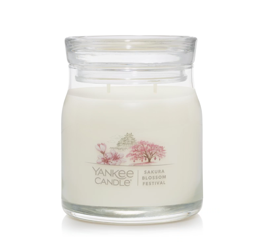 Yankee Candle Signature Medium Jar Candle - Sakura Blossom Festival