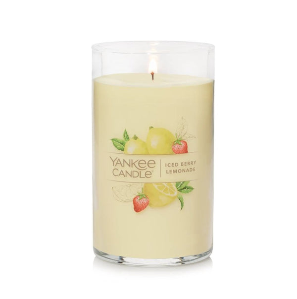 Yankee Candle Signature Medium Pillar Candle - Iced Berry Lemonade
