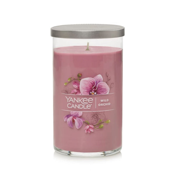 Yankee Candle Signature Medium Pillar Candle - Wild Orchid