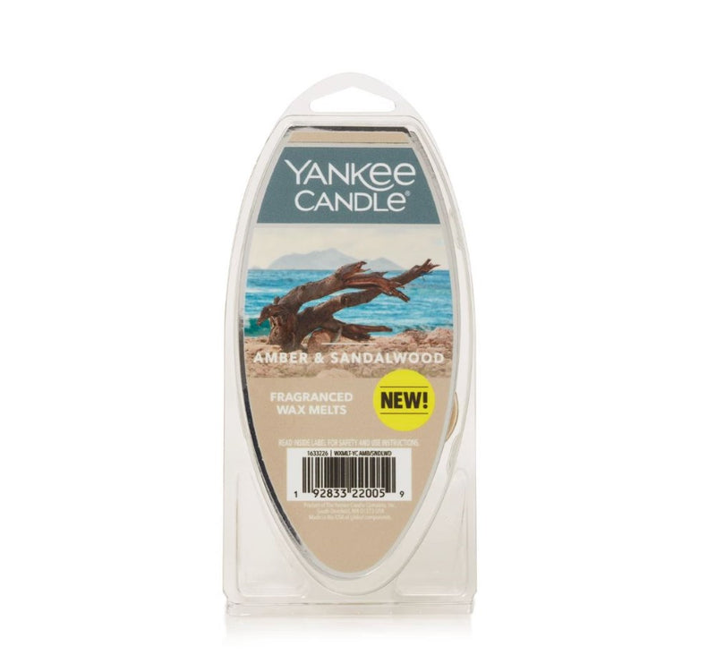 Yankee Candle Wax Melt Pack - Amber & Sandalwood