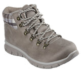 Skechers Womens Synergy Plaid Mood Boots