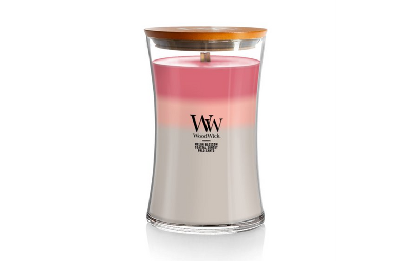 WoodWick Large Trilogy Hourglass Candle - Shoreline Trilogy