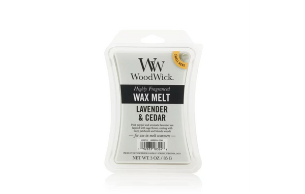 WoodWick Wax Melt - Lavender & Cedar