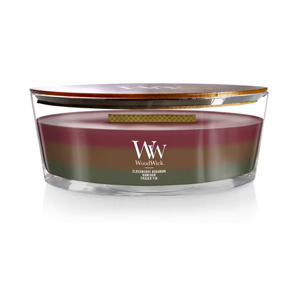 WoodWick Ellipse Trilogy Candle - Hearthside Trilogy