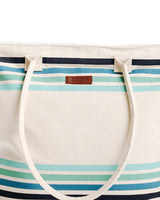 Sand Cloud Border Classic Stripe Beach Tote Handbag
