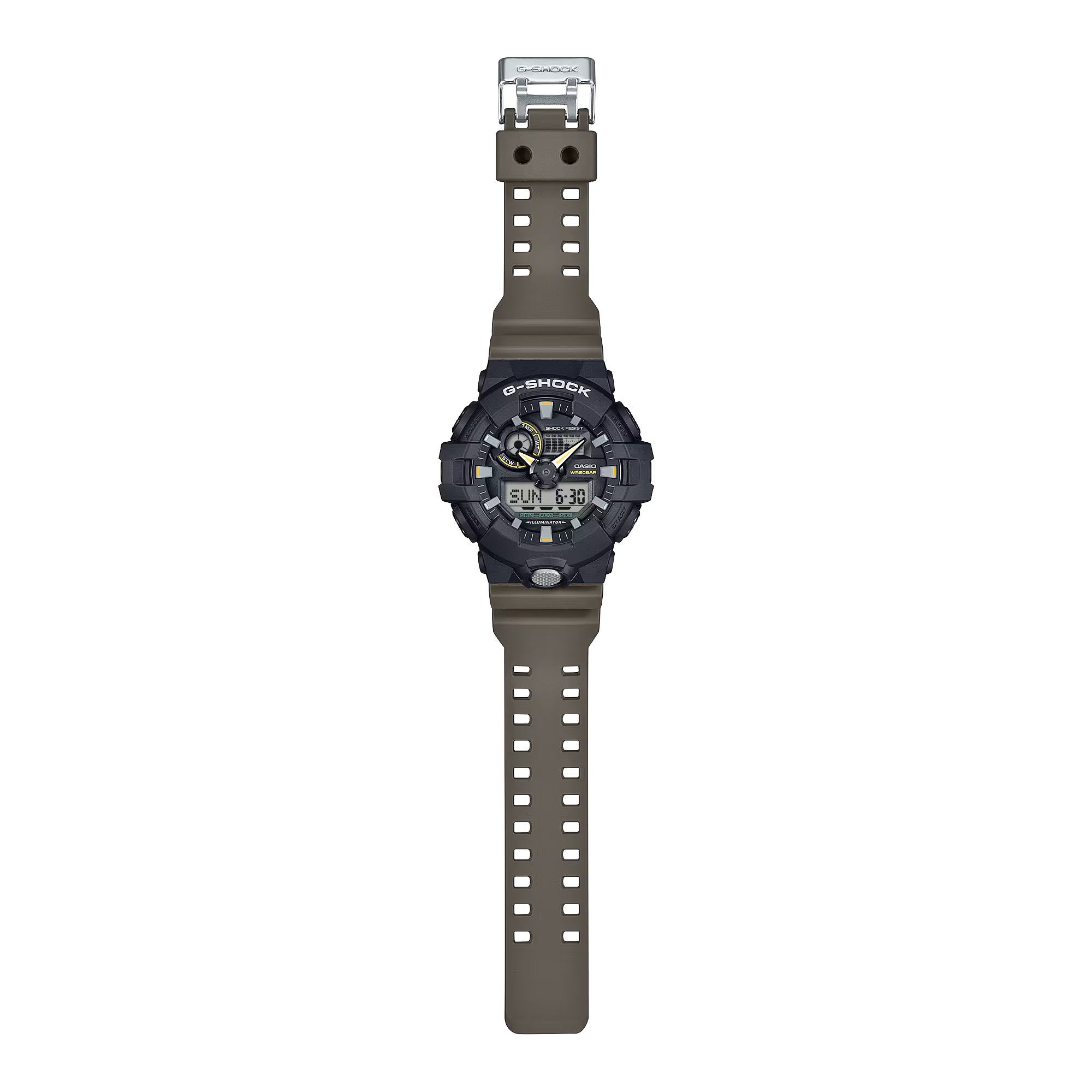 Casio Mens G-SHOCK GA710TU-1A3 700 Series Analog Digital Watch
