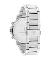 Tommy Hilfiger Mens Tyson 43mm Silver-Tone Watch