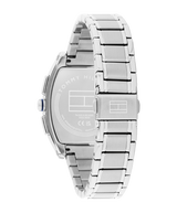 Tommy Hilfiger Mens Oxford 36mm Multifunction Silver-Tone Strap Watch