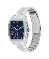Tommy Hilfiger Mens Oxford 36mm Multifunction Silver-Tone Strap Watch