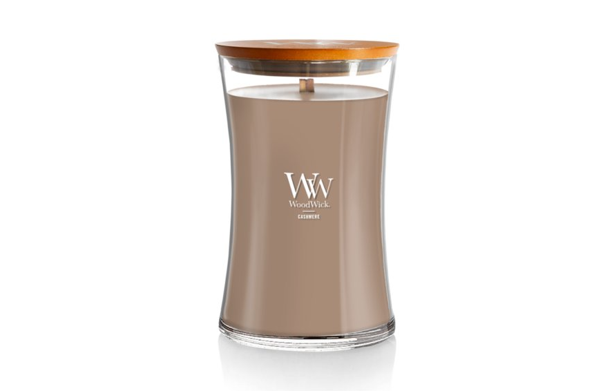 WoodWick Large Hourglass Candle - Cashmere