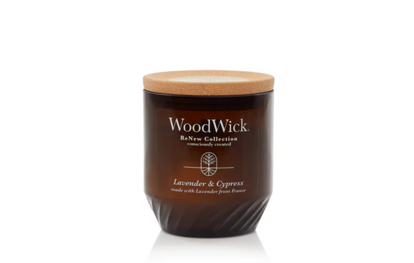 WoodWick Medium Hourglass Candle - Lavender & Cypress