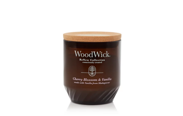 WoodWick Medium ReNew Candle - Cherry Blossom & Vanilla