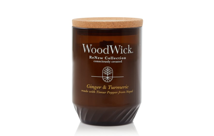 WoodWick Large ReNew Candle - Ginger & Turmeric