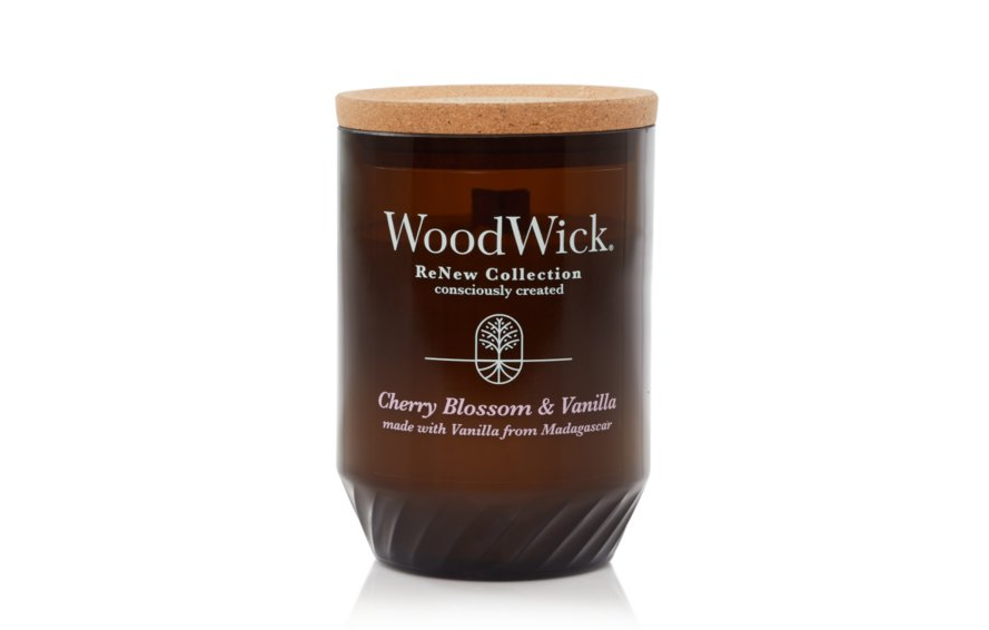 WoodWick Large ReNew Candle - Cherry Blossom & Vanilla