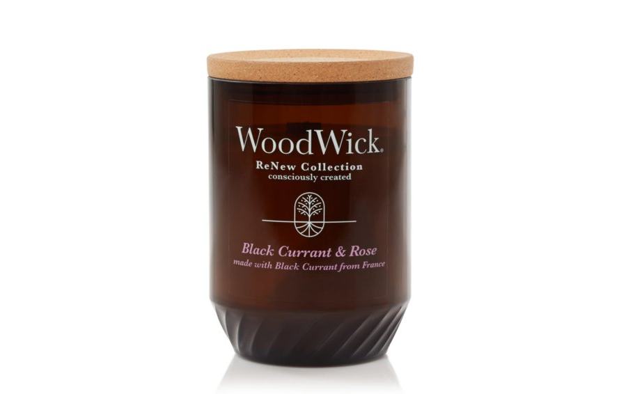 WoodWick Large ReNew Candle - Black Currant & Rose