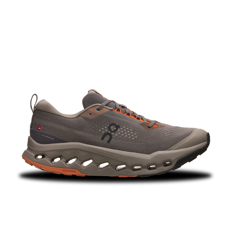 On Mens Cloudsurfer Trail 2 Running Shoes