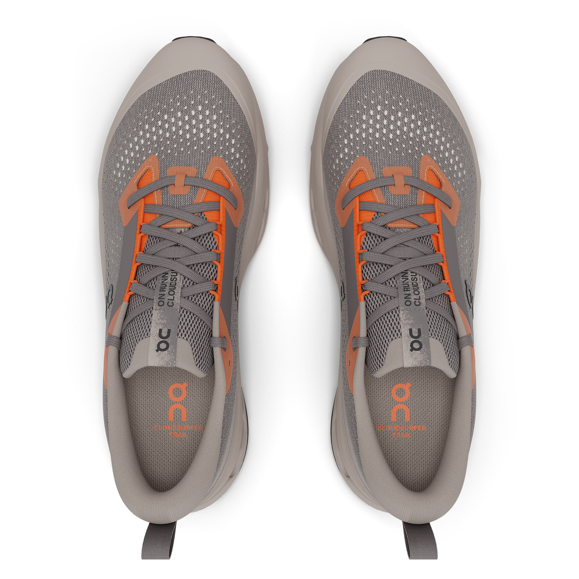 On Mens Cloudsurfer Trail 2 Running Shoes