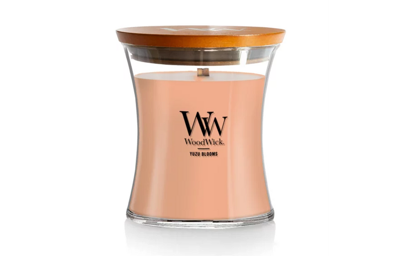 WoodWick Medium Hourglass Candle - Yuzu Blooms