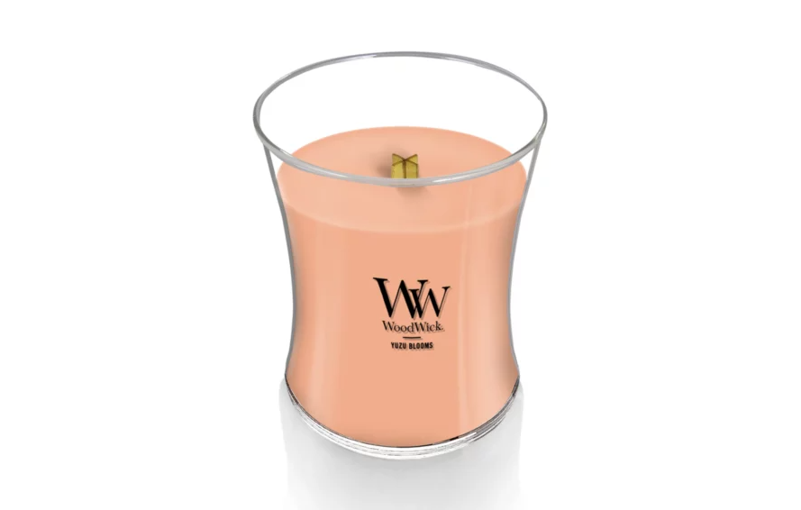 WoodWick Medium Hourglass Candle - Yuzu Blooms