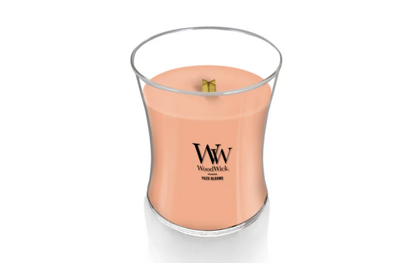 WoodWick Medium Hourglass Candle - Yuzu Blooms