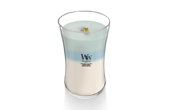 WoodWick Large Hourglass Candle - Oceanic Trilogy