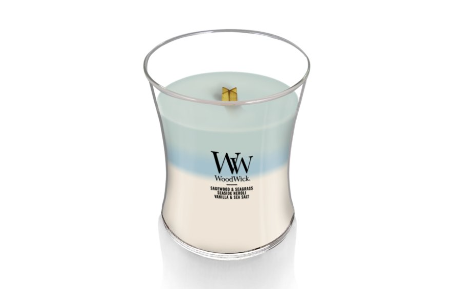 WoodWick Medium Hourglass Candle - Oceanic Trilogy