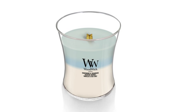 WoodWick Medium Hourglass Candle - Oceanic Trilogy