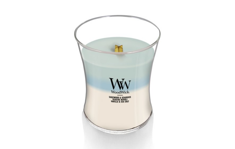 WoodWick Medium Hourglass Candle - Oceanic Trilogy