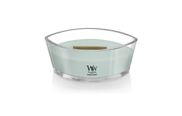 WoodWick Ellipse Candle - SSagewood & Seagrass