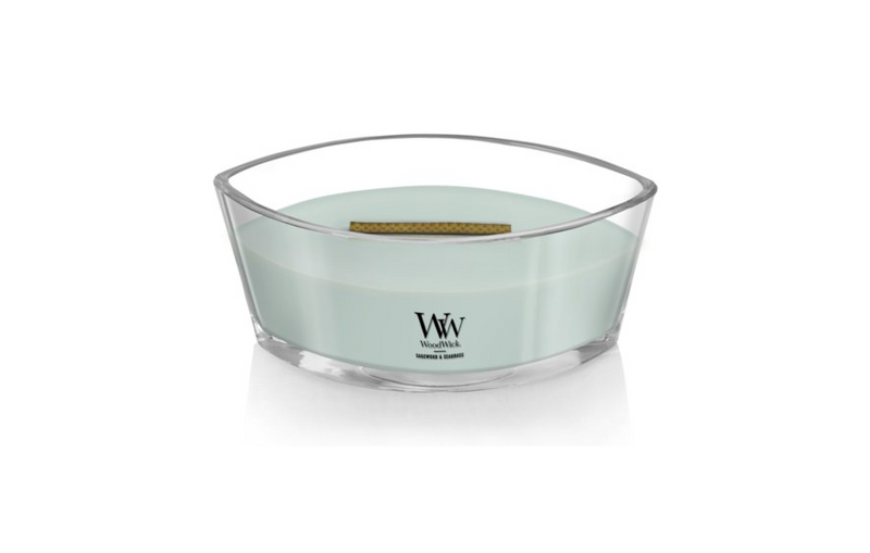 WoodWick Ellipse Candle - SSagewood & Seagrass