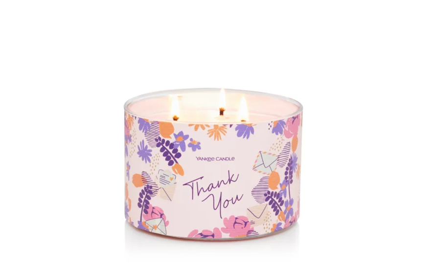 Yankee Candle Pink Sands Thank You 3-Wick Candle