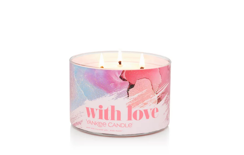 Yankee Candle Pink Sands With Love 3-Wick Candle