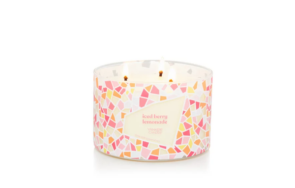 Yankee Candle Iced Berry Lemonade 3-Wick Candle