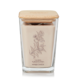 Yankee Candle Well Living Large Square Candle - Calming Almond & Tonka