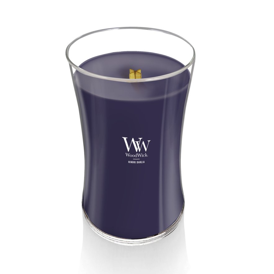 WoodWick Large Hourglass Candle - Hinoki Dahlia