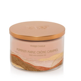 Yankee Candle Pumpkin Maple Crème Caramel 3-Wick Candle