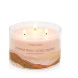 Yankee Candle Pumpkin Maple Crème Caramel 3-Wick Candle