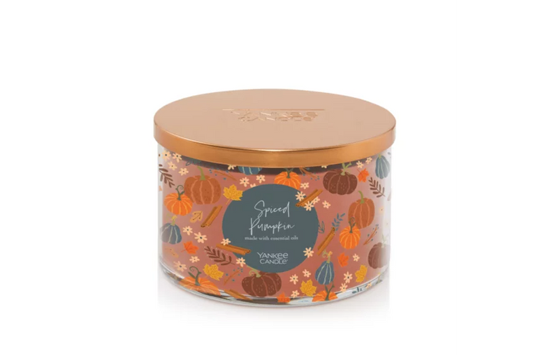 Yankee Candle Spiced Pumpkin 3-Wick Candle