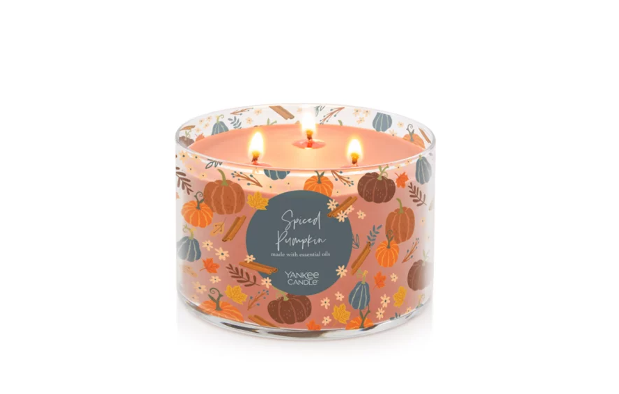 Yankee Candle Spiced Pumpkin 3-Wick Candle