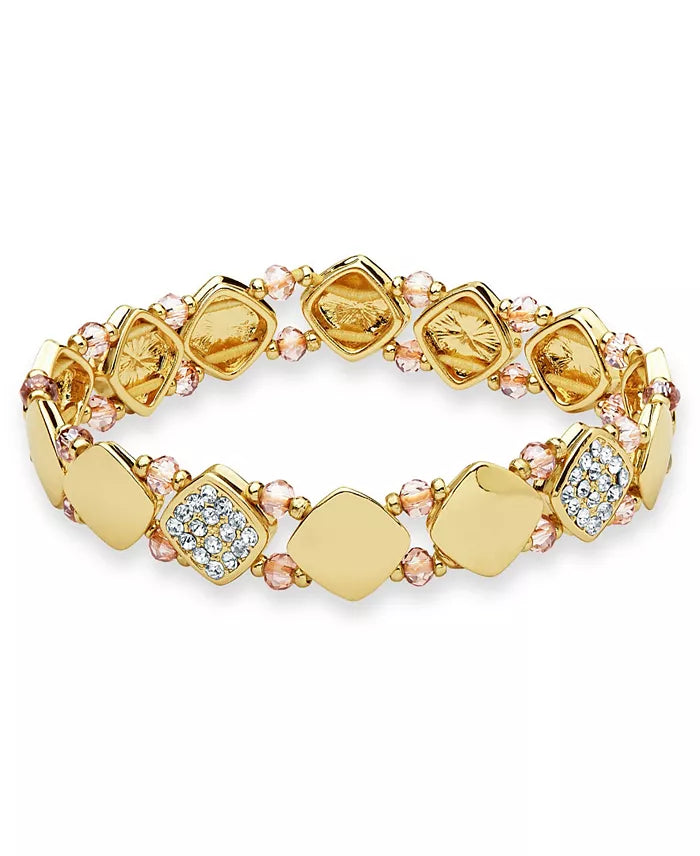 Nine West Gold-Tone Boxed Stretch Bracelet