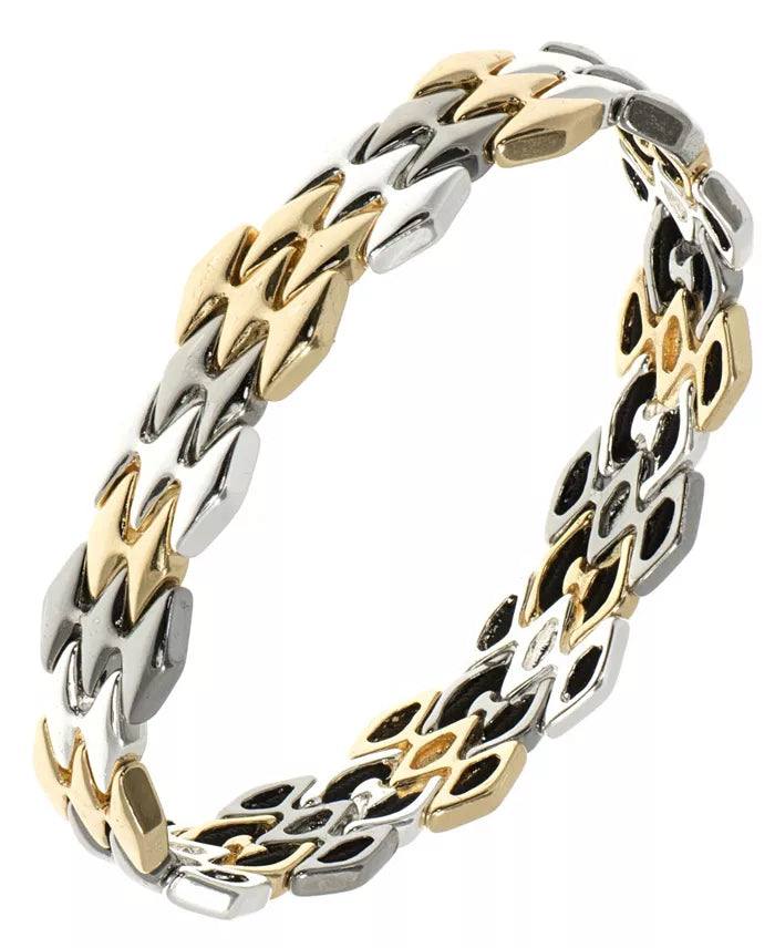 Nine West Tri-Tone Boxed Stretch Bracelet